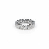 Pear Shape 0.18 up EF VVS-VS - 18K White Gold Eternity Ring