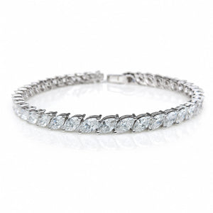 Marquise Shape 0.24 up EF VVS-VS - 18K White Gold Tennis Bracelet