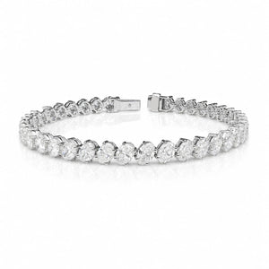 Oval Shape 0.26 up FG VS - 18K White Gold Tennis Bracelet