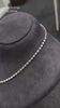 Pear shape 0.19 up EF VVS-VS - 18K White gold Tennis Necklace
