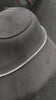 Round Shape 0.11 up EF VVS-VS - 18K White Gold Tennis Necklace