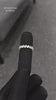 Pear Shape 0.19 up EF VVS-VS - 18K White Gold Eternity Ring